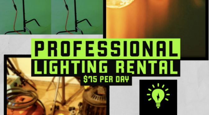 Professional Lighting Rental Available for Booking